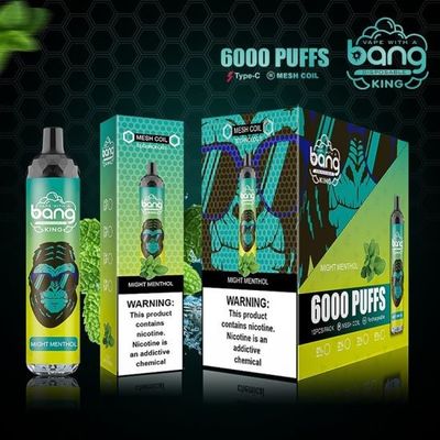 Vainas disponibles Desechables del rey 6000 650mah batería recargable 14ml de la explosión
