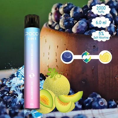 POCO 2 en 1 cigarrillo electrónico E-CIG de Mini Disposable Vape Bar Nicotine