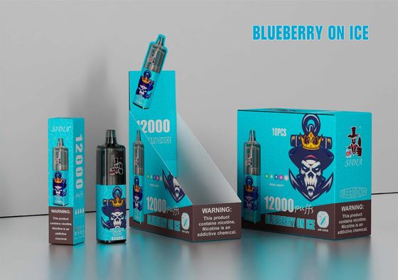 Vapor negro grande con voltaje de 3,7 V y peso de 100 g para vapeo de alto rendimiento