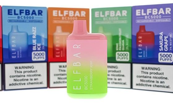 barra Vape BC5000 1.2ohm de 13ml Juice Reservoir Fruit Flavor Elf