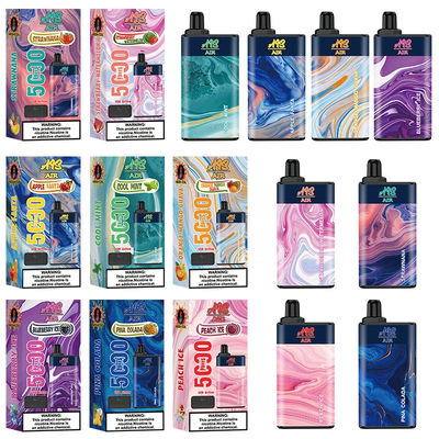 Soplos electrónicos disponibles con sabor a frutas del cigarrillo 15ml 5000 de SUS304 Vape