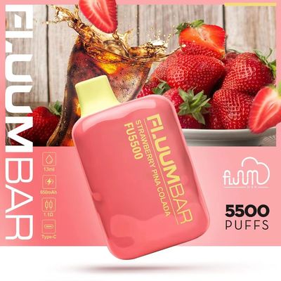 12ml Pre Llenado Fluum Bar 5500 Jugo Sabores Desechable Vape 650mAh