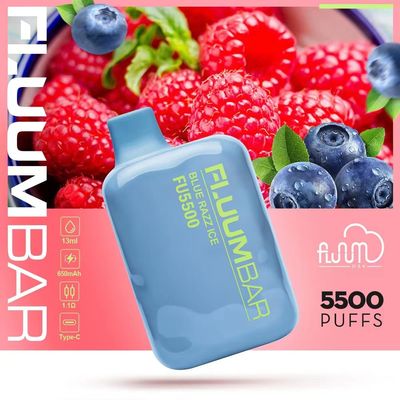 12ml Pre Llenado Fluum Bar 5500 Jugo Sabores Desechable Vape 650mAh