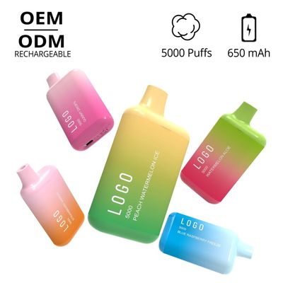 La barra BC5000 del duende sopla Cig disponible de encargo del vaporizador E del ODM Vape del OEM