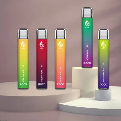 POCO 5000 Vapor desechable 5% Nic Resistencia a la sal 1.2Ω 15 ml cigarrillos de vapor