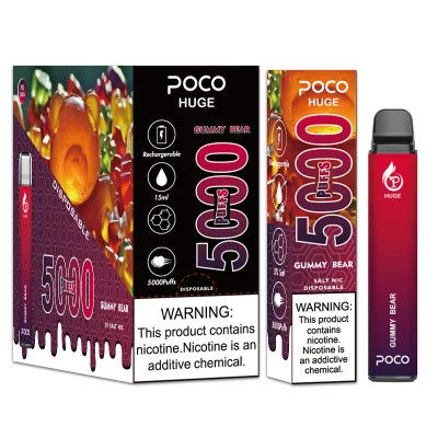 Cigarrillo electrónico original POCO 5000 de Mesh Coil Big Puffs Rechargeable