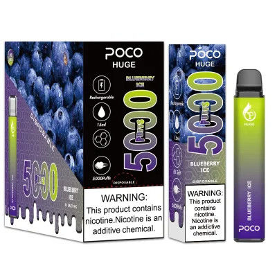 POCO Huge 5000 Puff Vape Pen desechable E cigarrillo 15 ml Capacidad del tanque