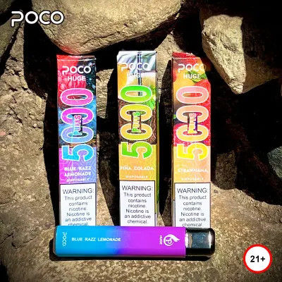15 ml POCO HUGE 5000 Puffs cigarrillo electrónico desechable con función de flujo de aire