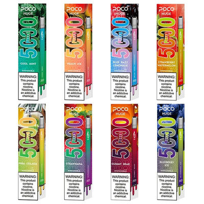 15 ml POCO HUGE 5000 Puffs cigarrillo electrónico desechable con función de flujo de aire