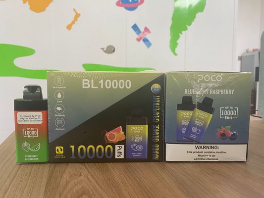 POCO BL10000 Big Puff Vape cigarrillo electrónico 20ml 5% Nic batería 650mAh recargable