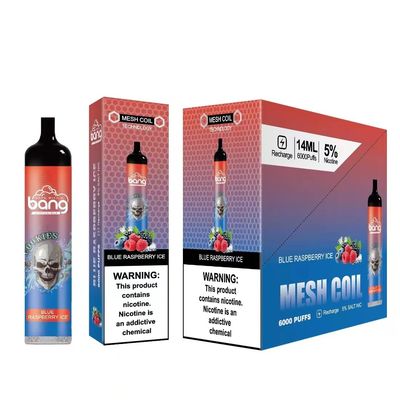 El rey 6000 soplos 1.2ohm Mesh Coil 12 de la explosión de Vape condimenta precio de fábrica disponible