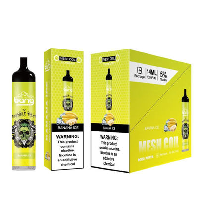 E-cigs de rey Vape Cost-effective 15ml 6000puffs Mesh Coil Rechargable de la explosión