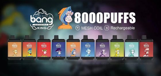 Pluma disponible 650mAh de rey 8000 Vape de la explosión con el E-líquido 16ml