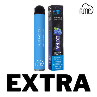 SUS304 Shell Fume 1500 Puffs E Cigs CBD Vape Pod desechable 2% 5% Nicotina