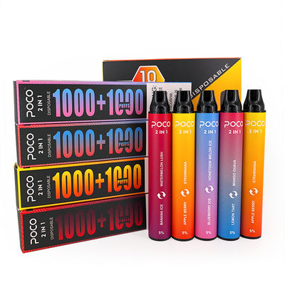 POCO 2 en 1 NIC disponible pre llenado 950mAh de Vapes el 5% de la nicotina de la sal