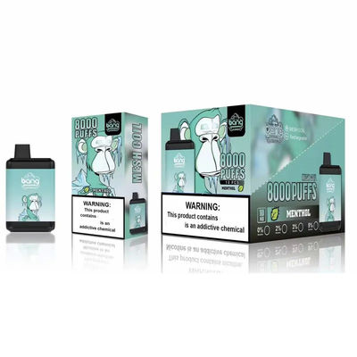 E-líquido disponible de acero inoxidable de la pluma 16ml de Vape del rey 8000 soplos de la explosión