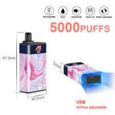 Soplos electrónicos disponibles con sabor a frutas del cigarrillo 15ml 5000 de SUS304 Vape
