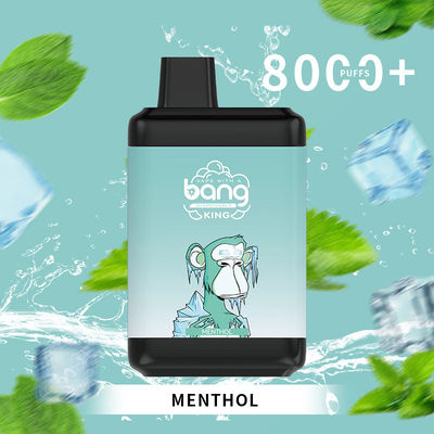 Vapor recargable de la fábrica de España de la acción de la explosión de la nicotina disponible popular del rey 8000puffs Ecig el 2%3%5%