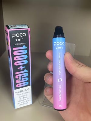 Poco 2 en 1 2000 nicotinas disponibles el 5% del dispositivo del soplo CBD Vape