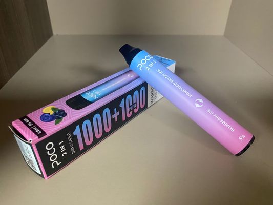 6ml 2000 Puff Vape Puff Bar Mini POCO 2 en 1 con impresión de logotipo