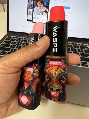 Tipo-C Cargador Cabe Waspe 8000Puffs Pluma electrónica desechable con batería de 650mAh