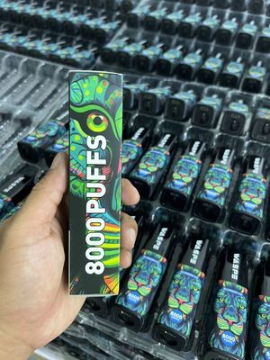 8000Puffs Una pluma desechable para vapear con función de flujo de aire y 16 ml de líquido electrónico para vapear fácilmente