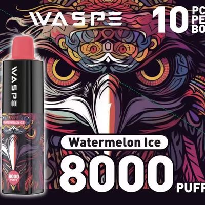 8000Puffs Pluma electrónica desechable con puerto de carga tipo C sin