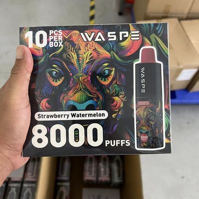 8000Puffs Pluma electrónica desechable con puerto de carga tipo C sin