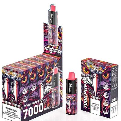 8000Puffs Pluma electrónica desechable con puerto de carga tipo C sin