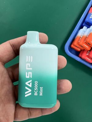 Waspe 5000 PUFFS Vapor desechable recargable 13 ml de jugo precargado