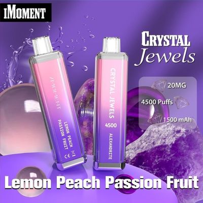 Crystal 4500 Vape Pen desechable 20 mg Recargable con una batería de 1500 mAh
