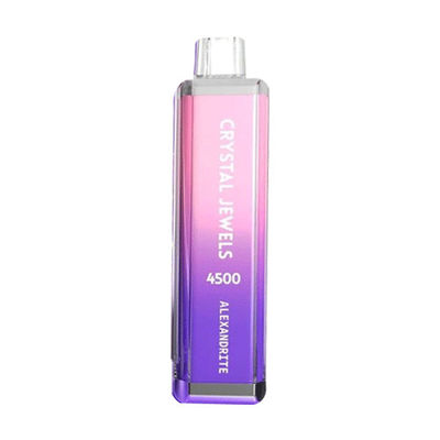 Cigarro electrónico de una sola vez de cristal 4500 Puffs de 1500 Mah