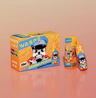 20 ml de pluma electrónica líquida desechable con micro USB tipo C 10PCS/ caja de visualización
