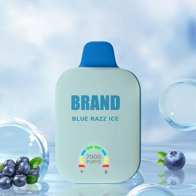 70g/pcs OEM Vape Smart Screen Disposable 12ml E Juice 7000 Puffs también se puede usar