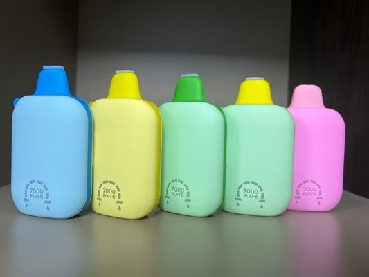 70g/pcs OEM Vape Smart Screen Disposable 12ml E Juice 7000 Puffs también se puede usar