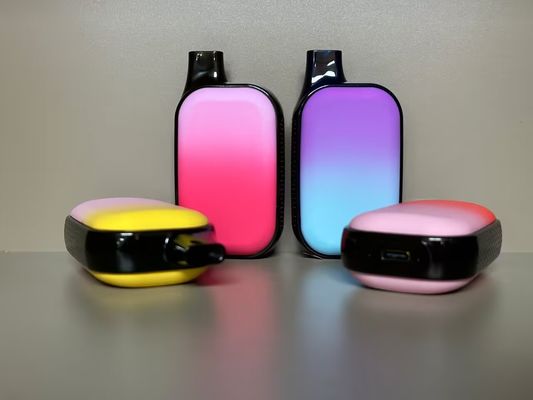 Personalización Gradiente de color 7000 Puffs Vapor desechable con pantalla