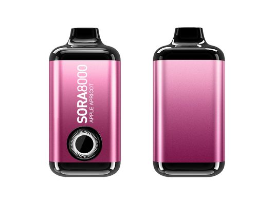 Sora 8000 Puffs 5% Nic Sal Precargado Vapor desechable 14ml 1.1ohm Enrejado de malla