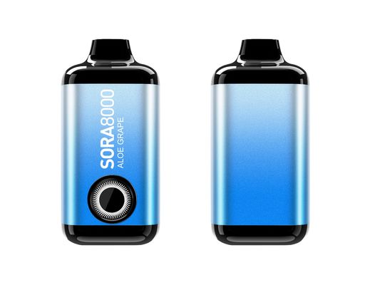 Sora 8000 Puffs Mesh bobina precargada Vapor desechable con flujo de aire 5% Nic