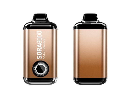 Sora 8000 Puffs Mesh bobina precargada Vapor desechable con flujo de aire 5% Nic