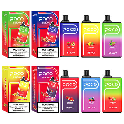POCO BE5000 fuma cigarrillos electrónicos desechables con 0/20/30/50 mg de sal de nicotina