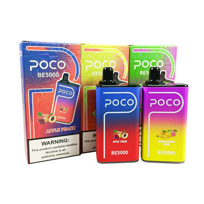 14 ml de cigarrillo electrónico lleno de jugo POCO BE5000 Pod Big Puff Vape 0% 2% 5% Nicotina