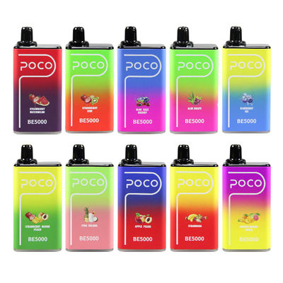 POCO BE5000 Puffs 14ml E Juice Vape Pen 1200mAh cigarrillos desechables de vapeo