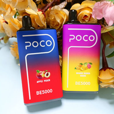 POCO BE5000 5000 Puffs Vape Pen desechable con sabor a fruta cigarrillo electrónico