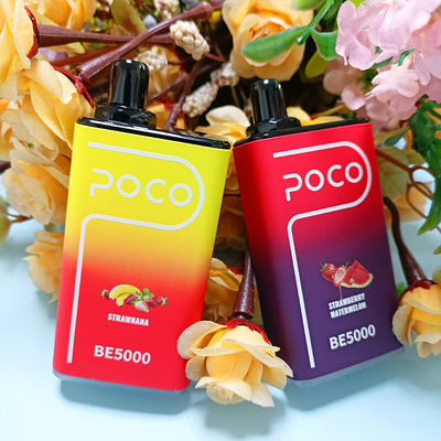 POCO BE5000 5000 Puffs Vape Pen desechable con sabor a fruta cigarrillo electrónico