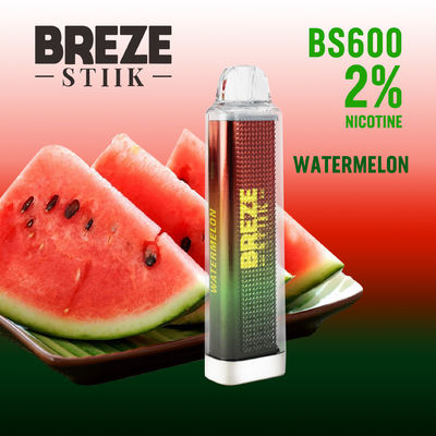 600Puffs Vape Pen desechable con 2 ml de líquido electrónico y batería de 500 mAh