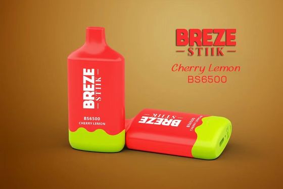 BREZE BS6500 Vapor desechable Gran soplo de 15 ml de jugo precargado Batería de 500 mAh