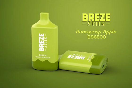 BREZE BS6500 Vapor desechable Gran soplo de 15 ml de jugo precargado Batería de 500 mAh