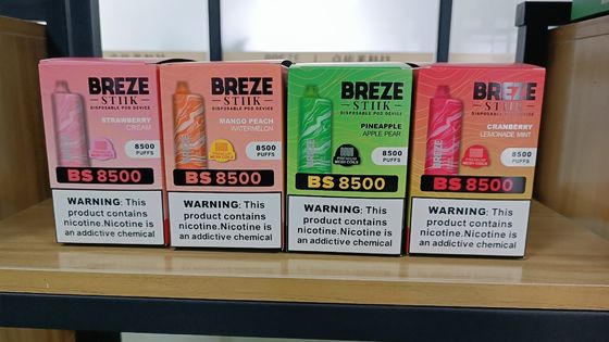 Batería de 600mAh Vape para alta potencia de nicotina 20/50mg