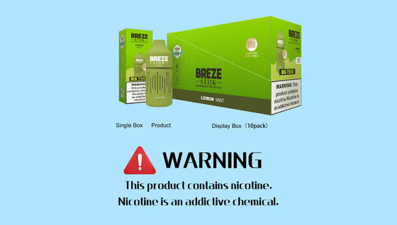 Una pluma de vaporizador de un solo uso ligera, precargada, duradera y conveniente, con 18 kg de peso por caja