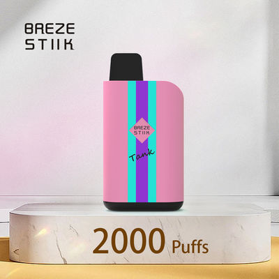 Batería de 650 mAh POD Vapor desechable con 2% de resistencia a la nicotina para un vapeo suave